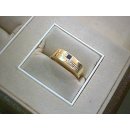 Damenring Gold 585 Diamant Saphir Ringweite 50