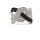 Silverglam Damenring, 925 Sterling-Silber, Zirkonia schwarz/weiß