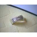 Damenring Weißgold 585 mit 18x Diamant Ringweite 55