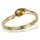 Ring Damenring Gelbgold Glanz mit Citrin Ringweite 54