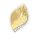 Anhänger Gleiter Gold 333 bicolor Zirkonia Glanz/gemustert