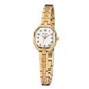 Regent Damenuhr Blockband goldfarbig F-305