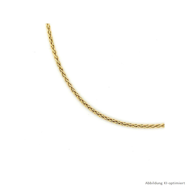 Never Say Never Halskette 'Baum Des Lebens' – Aus 18-karätigem Gelbgold, Anhänger Ø 2 Cm, 45 Cm Venezianerkette Mit Karabinerverschluss
