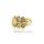 Damenring Ginkgo eht Gold 585 Glanz Ringweite 58