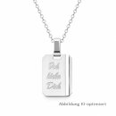 Gravurplatte mit Schrift"Ich liebe Dich", 925...