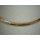 Omega Halsreif flach in 585 Gold poliert Länge 45 cm mit Kastenschloß undSicherheitsacht