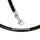 Kautschukband Halsband Kautschuk mit silbernem Karabiner Stärke ca. 3mm Länge 50cm