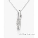 Anhänger mit Zirkonia, 925 Silber,poliert,rhodiniert