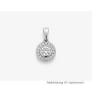 Kettenanhänger in Silber mit Zirkonias