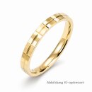 Ring aus 333 Gelbgold mit Facettenschliff