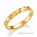 Schmuckring Eleganter Ring aus 333 Gelbgold mit...