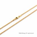 585 Gelbgold Schlangenkette (Mauskette) 53 cm –...