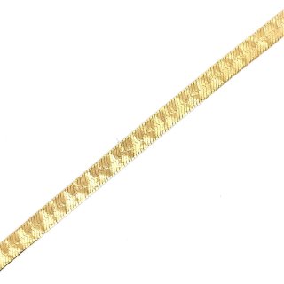 Schlangenarmband flach Gold 333  Länge 19 cm Karabiner