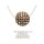 Silverglam Anhänger, 925 Sterling-Silber, rhodiniert, Zirkonia