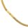 Strickkette Halsreif 585 Gold, 46 cm lang, Bajonettverschluß