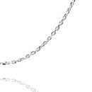 Ankerkette, Silber 925 rhodiniert Länge 42+3cm