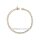 Brillant-Tennisarmband aus 333 Gelbgold mit zweifarbigen Fassungen aus Gelb- und Weißgold