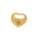 Tierkreiszeichen Sternzeichen Herz echt Gold 333 matt/Glanz 16x13mm