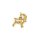Tierkreiszeichen Sternzeichen Anhänger echt Gold 333 plastisch Länge 15-18mm