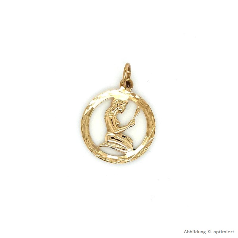 Produktbild von Trendor Halskette Mit Sternzeichen Fische 333 Gold 16 Mm 41980-03