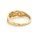 Damenring Gelbgold 585 Zirkonia Flechtmuster Ringweite 56