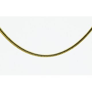 Schlangenkette, Gelbgold 333, Länge 38cm,Karabinerverschluß