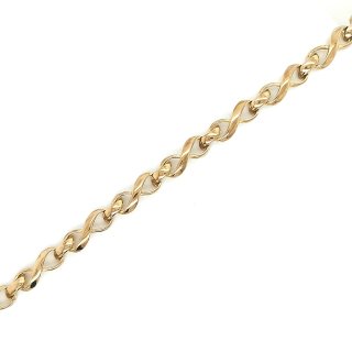 Armband Infinity, Gold 333 Glanz Länge 20 cm
