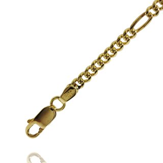 Figaroarmband, Gelbgold 585, Länge 23cm