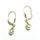 Perlchic - Ohrpendel Ohrhänger mit Perlen hell, 333 Gold, Süßwasserzuchtperle