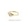 Damenring mit Diamant, 585 Gelbgold, Weite 62