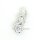 Gleiter Anhänger mit 3x Zirkonia 925 Sterling-Silber 19x8x5