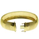 Armband Cobraarmband gemustert, 585 Gold ca. 1,70cm x 19cm