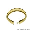 Armband Cobraarmband gemustert, 585 Gold ca. 1,70cm x 19cm