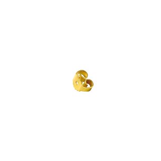 Ohrmutter echt Gold 333 Glanz einzeln Größe S ca.5mm
