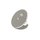 Ohrmutter Poussetten einzeln mit großer Platte, echt 925 Sterling Silber