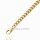Flachpanzerarmband, 585 Gelbgold, 19,5cm