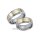 Trauringe / Partnerringe Wolfram (Tungsten) mit Gelbgold-Inlay
