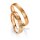 Trauringe Rotgold mit Brillant