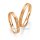Trauringe Rotgold mit Brillant