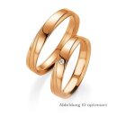Trauringe Rotgold mit Brillant