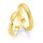 Trauringe Gelbgold mit Brillant