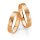 Trauringe Rotgold mit Brillant