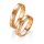 Trauringe Rotgold mit Brillant