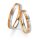 Trauringe Rotgold/Weißgold mit Brillant