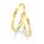Trauringe Gelbgold mit Brillant