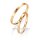 Trauringe Rotgold mit Brillant