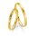 Trauringe Gelbgold mit Brillant