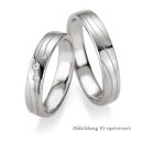 Trauringe / Partnerringe Silber mit Brillant