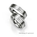 Trauringe / Partnerringe Silber mit Brillant