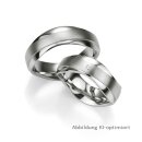 Trauringe / Partnerringe Silber mit Brillant